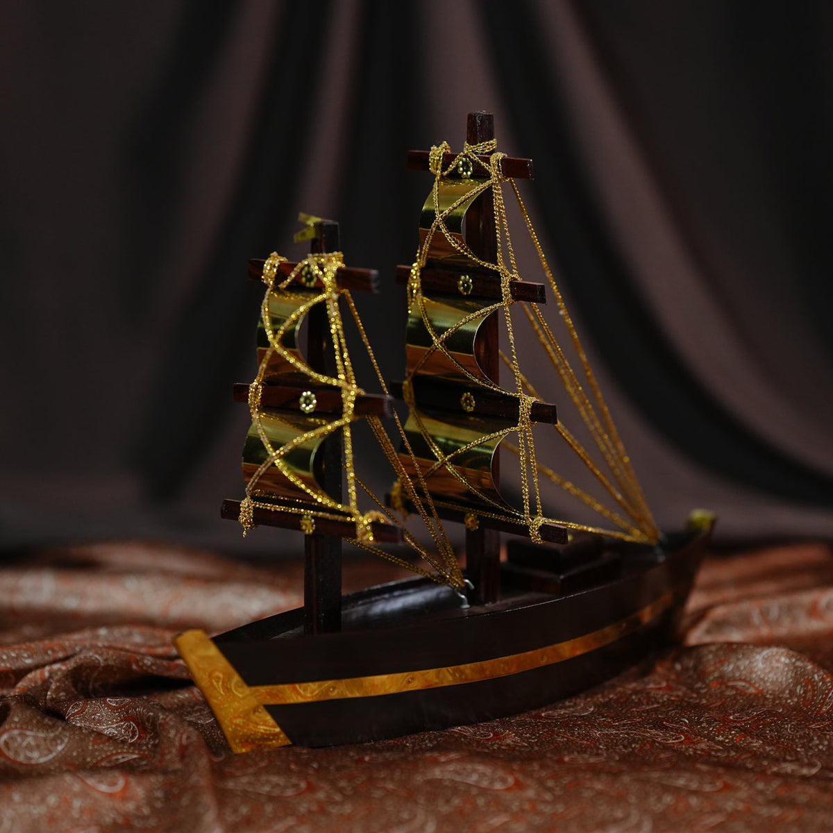 Rosewood Ship Brass