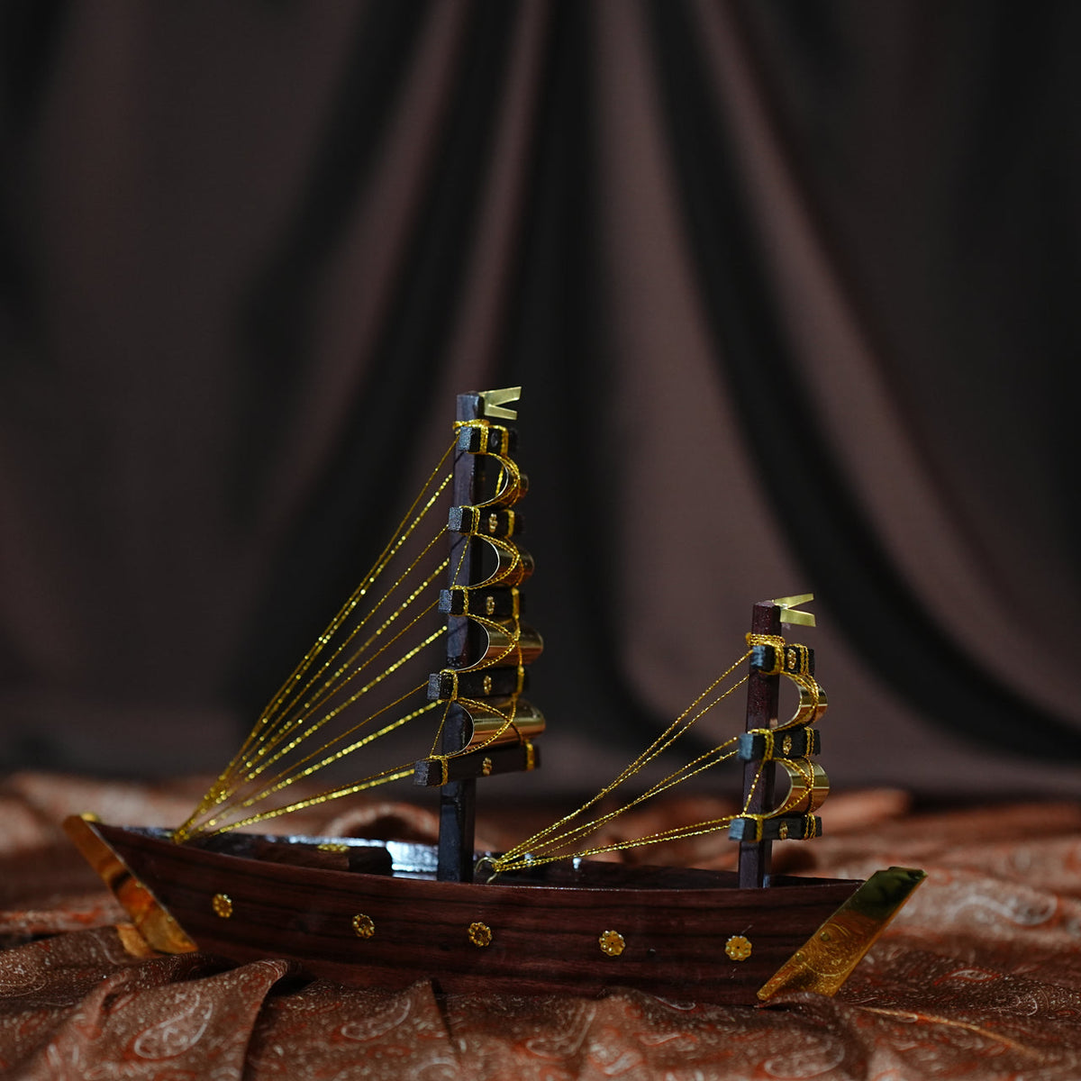 Rosewood Ship Brass
